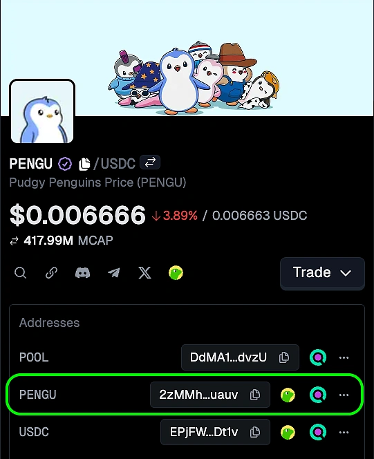 How to find the contract address of any onchain token and liquidity pool via the GeckoTerminal website