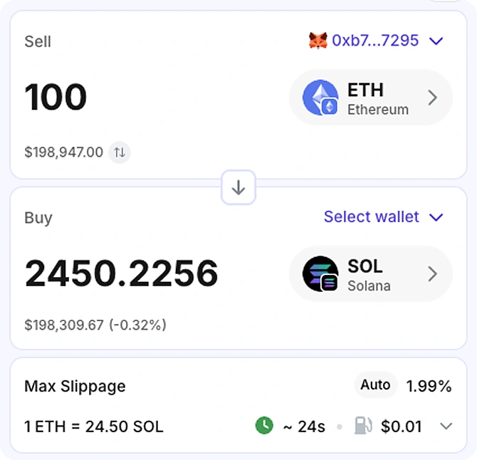 Relay swap interface