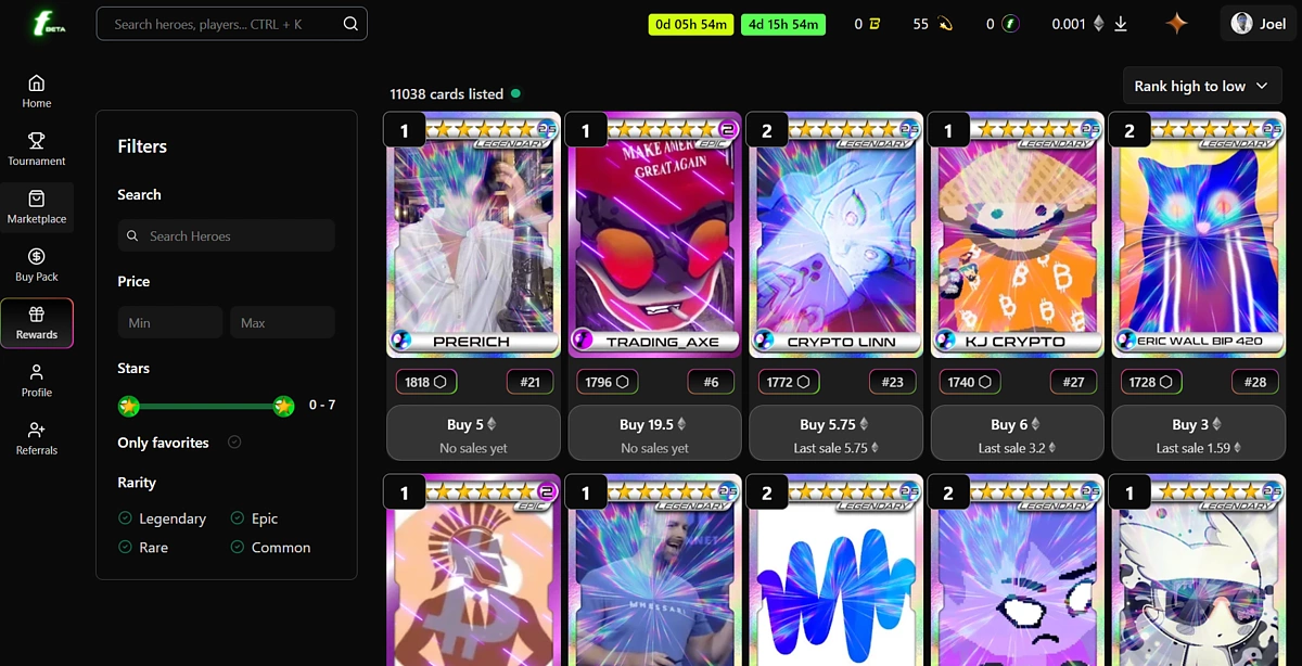Fantasy.top Marketplace