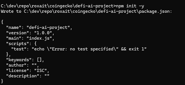 Initialize a Node.js Project