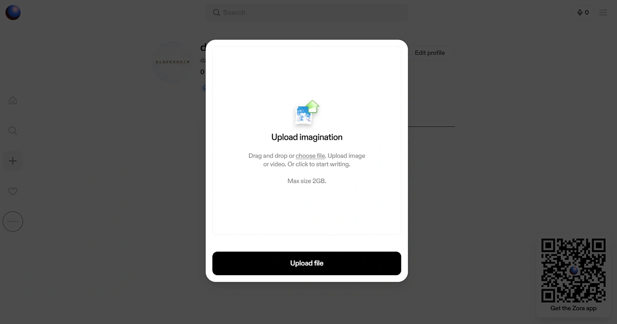 Upload file