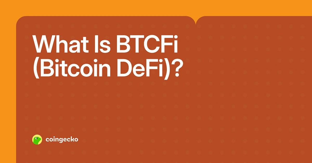 BTCFi Bitcoin DeFi Cover
