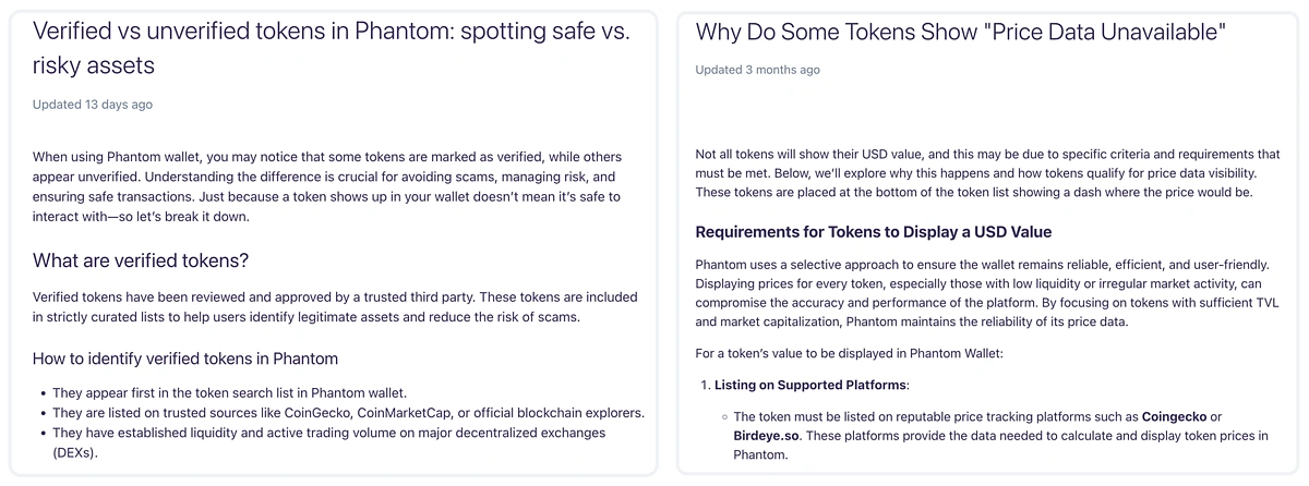Phantom DeFi Wallet Frequently Asked Questions FAQ