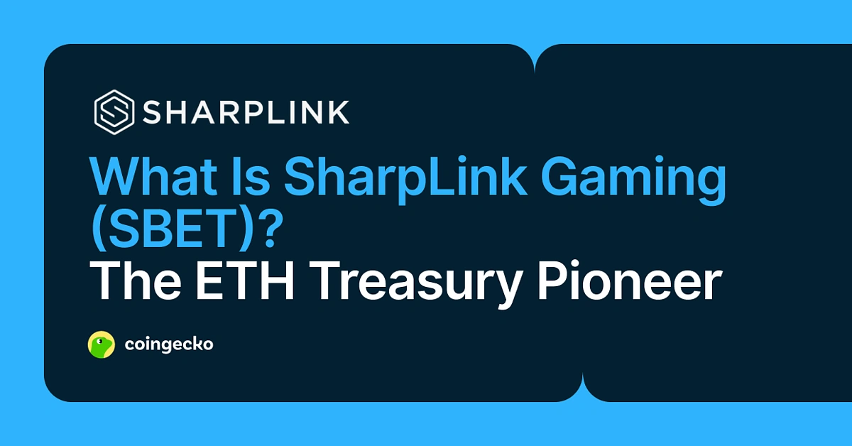 What is SBET Sharplink Gaming ETH Treasury