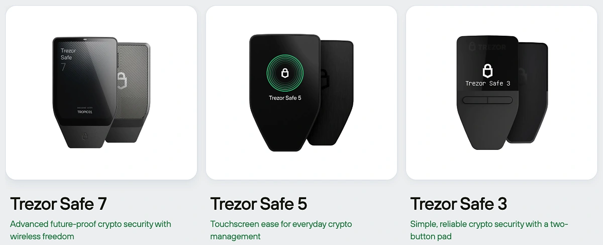 Top Cold Wallets Trezor