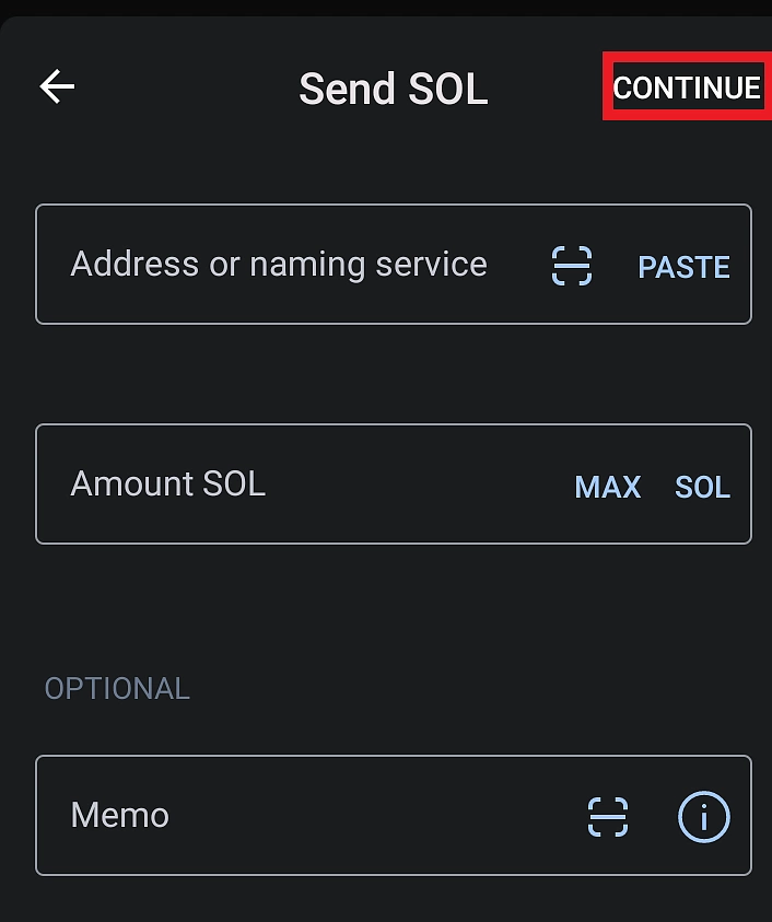 How to send crypto with Trust Wallet