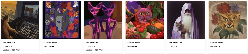 Farcats NFT on OpenSea