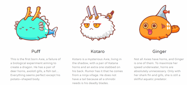Axie NFTs