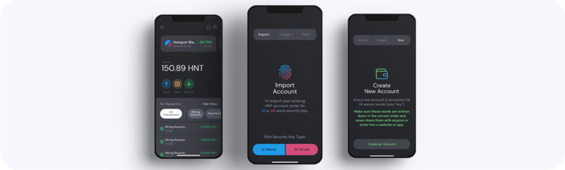 Helium Supported Wallets