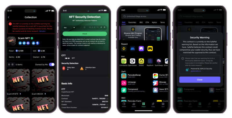 Safepal Security features