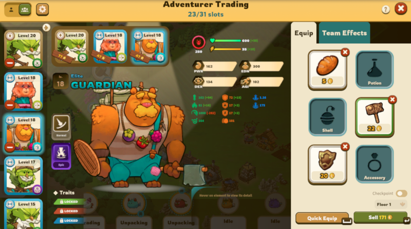 Adventurer Equip