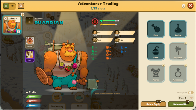 Adventurer Trading Axie Homeland