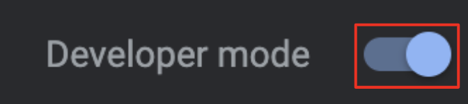 Developer mode